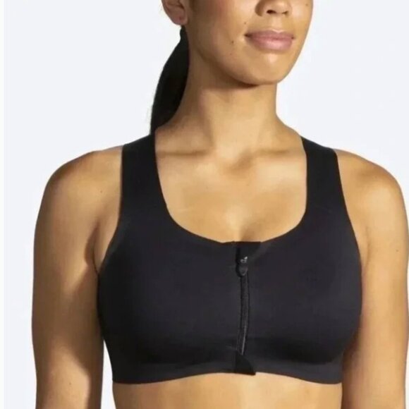 Brooks Dare Zip Run Bra  2.0 high impact size 36dd - Picture 1 of 6